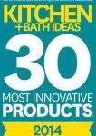Logo for 30 Most Innovative Products 2014 from Kitchen + Bath Ideas