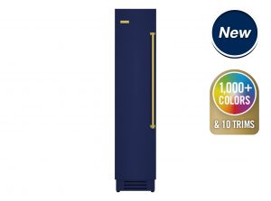 18-inch Integrated Column with Left Hinge in Cobalt Blue