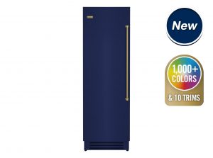 24-inch Integrated Column with Left Hinge in Cobalt Blue