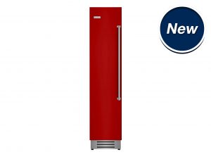 18-inch Column Freezer with Left Hinge from BlueStar in Ruby Red