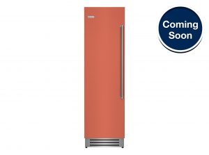24-inch Column Refrigerator with Left Hinge in Salmon Pink from BlueStar