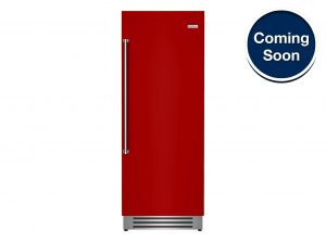 30-inch Column Freezer in Ruby Red from BlueStar
