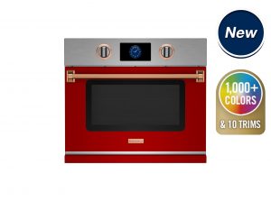 30" Electric Wall Oven with Drop Down Door in Ruby Red