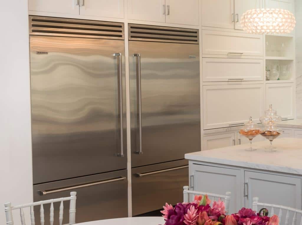 36inch Builtin Refrigerators Installed Side by Side BlueStar