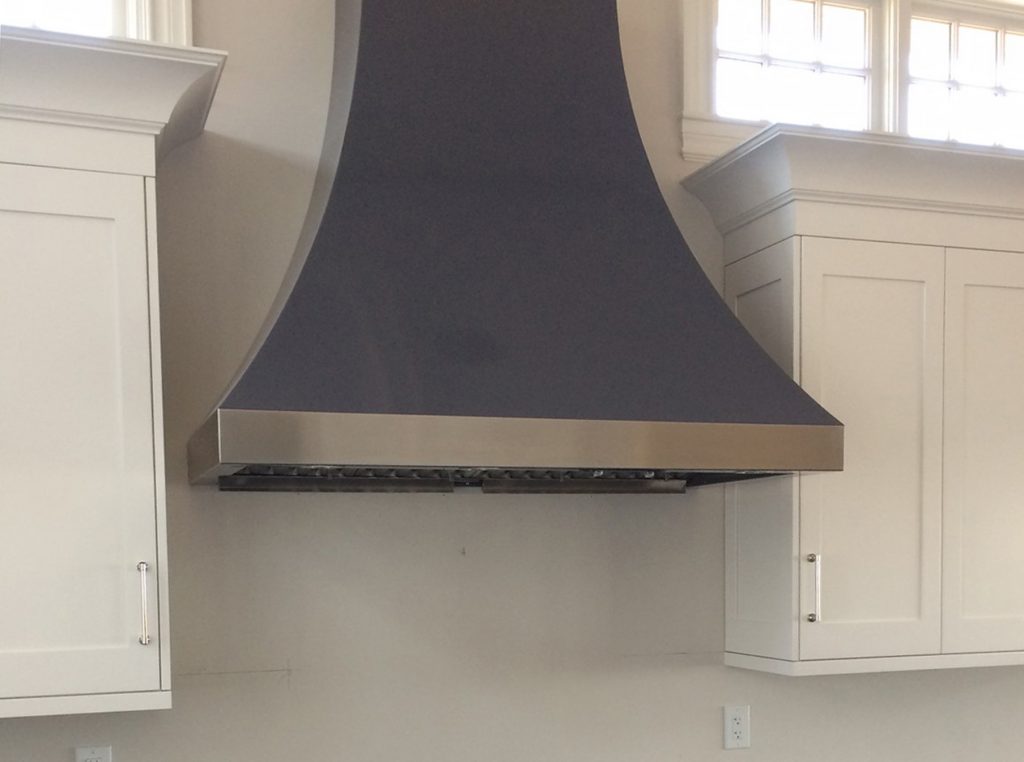 Custom Sahara Curved Sides Hood in a Textures Finish from