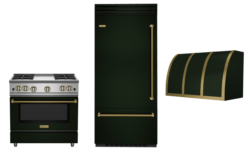 BlueStar appliances in Green With Envy