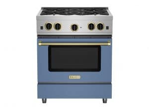 30-inch Sealed Burner Range from BlueStar in Pigeon Blue
