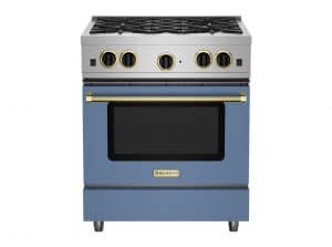 30-inch Sealed Burner Range from BlueStar in Pigeon Blue