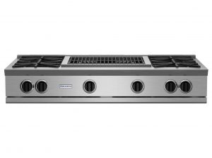 48-inch RNB Rangetop with 24-inch Charbroiler from BlueStar