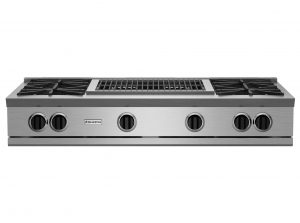 48-inch RNB Rangetop with 24-inch Charbroiler from BlueStar