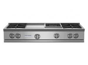 48-inch RNB Series Rangetop with 12-inch Griddle and Charbroiler from BlueStar
