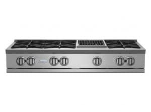 48-inch RNB Series Rangetop with 12-inch Charbroiler from BlueStar