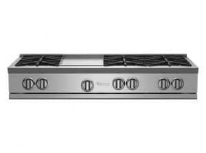 48-inch Nova Series Rangetop with 12-inch Griddle from BlueStar