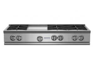 48-inch RNB Rangetop with 12-inch Griddle from BlueStar