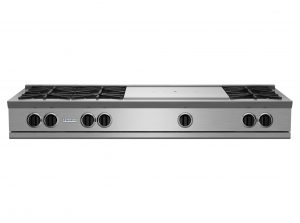 60-inch RNB Series Rangetop with 24-inch French Top from BlueStar