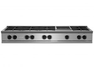 60-inch RNB Rangetop with 12-inch Charbroiler from BlueStar