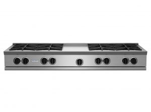 60-inch RNB Series Rangetop with 12-inch Griddle from BlueStar