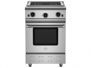 24" RNB Series Gas Range with Charbroiler from BlueStar