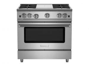 36-inch Nova Series Range with 12-inch French Top from BlueStar