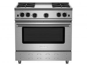 36-inch RNB Series Freestanding Gas Range with 12-inch Griddle from BlueStar