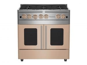 36-inch Precious Metals Range from BlueStar in Enchanted Sand