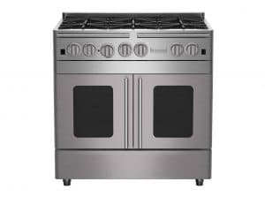 36-inch Precious Metals Range from BlueStar in Enchanted Silver