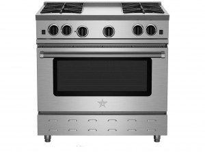 36" RNB Series Gas Range with 12" Griddle from BlueStar