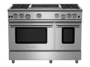 48-inch Nova Series Range with 24-inch Charbroiler from BlueStar