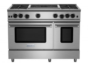 48-inch RNB Series Freestanding Range with 12-inch Charbroiler from BlueStar