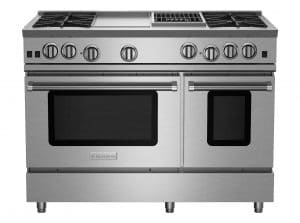 48-inch Nova Series Range with 12-inch Griddle and Charbroiler from BlueStar