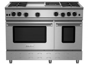 48-inch RNB Series Freestanding Gas Range with 12-inch Griddle and Charbroiler from BlueStar
