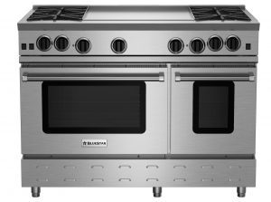 48-inch RNB Series Freestanding Gas Range with 24-inch Griddle from BlueStar