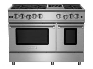 48-inch Nova Series Range with 12-inch Charbroiler from BlueStar