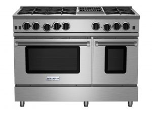 48-inch RNB Series Freestanding Range with 12-inch Charbroiler from BlueStar