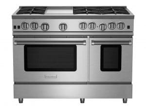 48-inch Nova Series Range with 12-inch Griddle from BlueStar