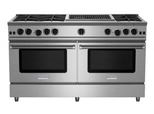 60-inch RNB Series Range with 24-inch Charbroiler from BlueStar
