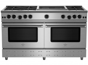 60" RNB Series Gas Range with 24" Charbroiler from BlueStar