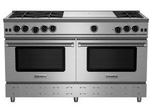 60-inch RNB Series Freestanding Gas Range with 24-inch French Top from BlueStar