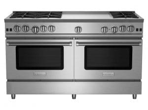 60-inch Nova Series Range with 24-inch Griddle from BlueStar