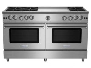 60-inch RNB Series Range with 24-inch Griddle from BlueStar