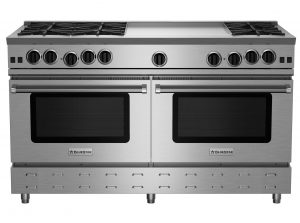 60-inch RNB Series Freestanding Gas Range with 24-inch Griddle from BlueStar