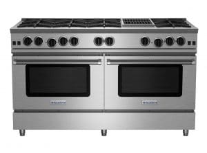 60-inch Nova Series Range with 12-inch Charbroiler