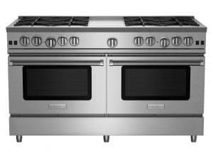60-inch Nova Series Range with 12-inch Griddle from BlueStar