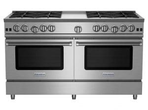 60-inch RNB Series Freestanding Range with 12-inch Griddle from BlueStar
