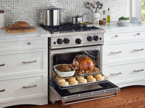 Extra-large oven capacity on BlueStar Sealed Burner Ranges