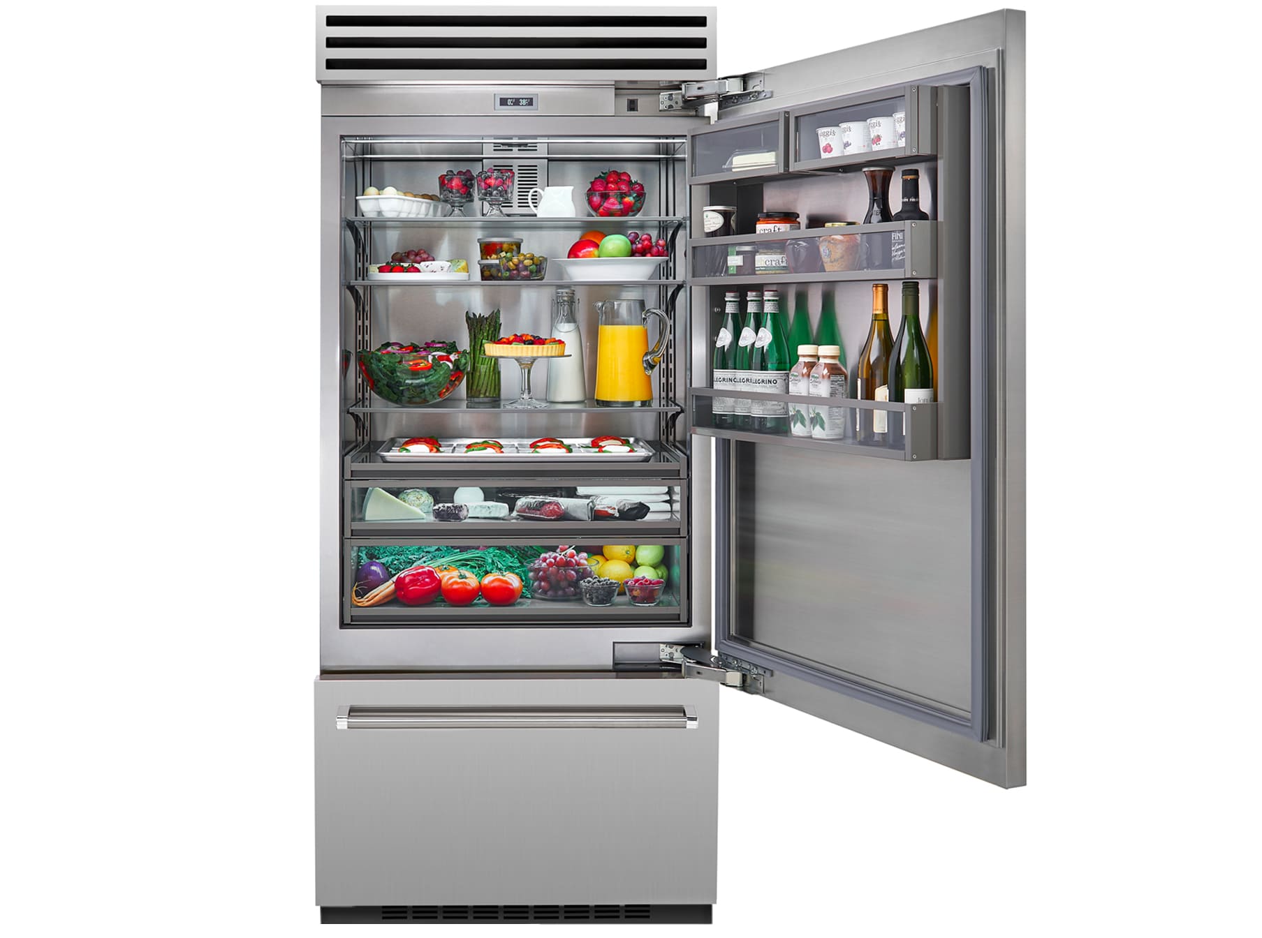 36” BuiltIn Refrigerator Kitchen Appliances BlueStar Cooking