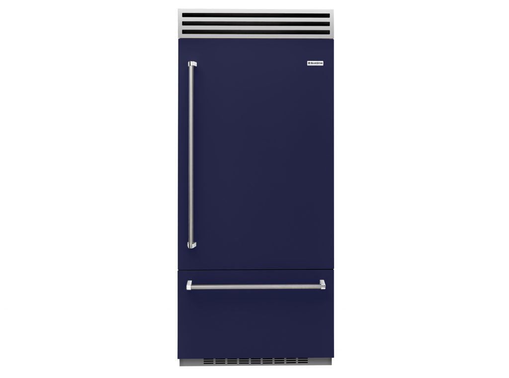 BlueStar 36" Built-in Refrigerator in Cobalt Blue