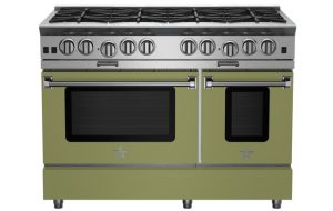 BlueStar 48" Platinum Series Range in Matte Moss Green