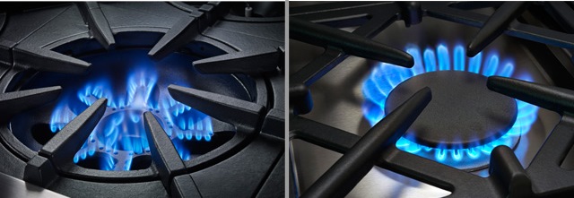 Comparison of BlueStar Open and Sealed Burners