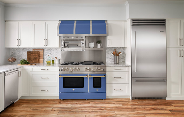 36-inch BlueStar Refrigerator with a Platinum Series Range